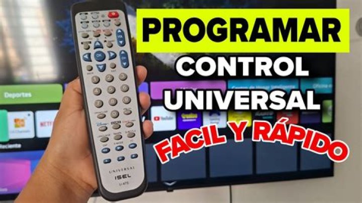 Guía Completa: Cómo Programar un Control Universal